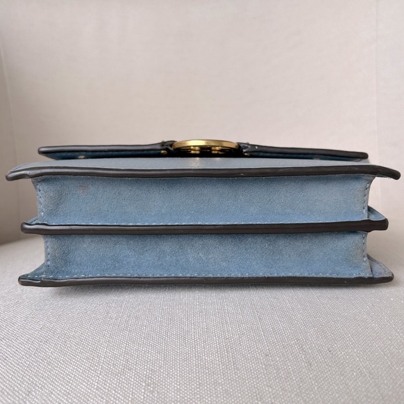 Tory Burch Miller Shoulder Bag in Blue - Picture 8 of 9